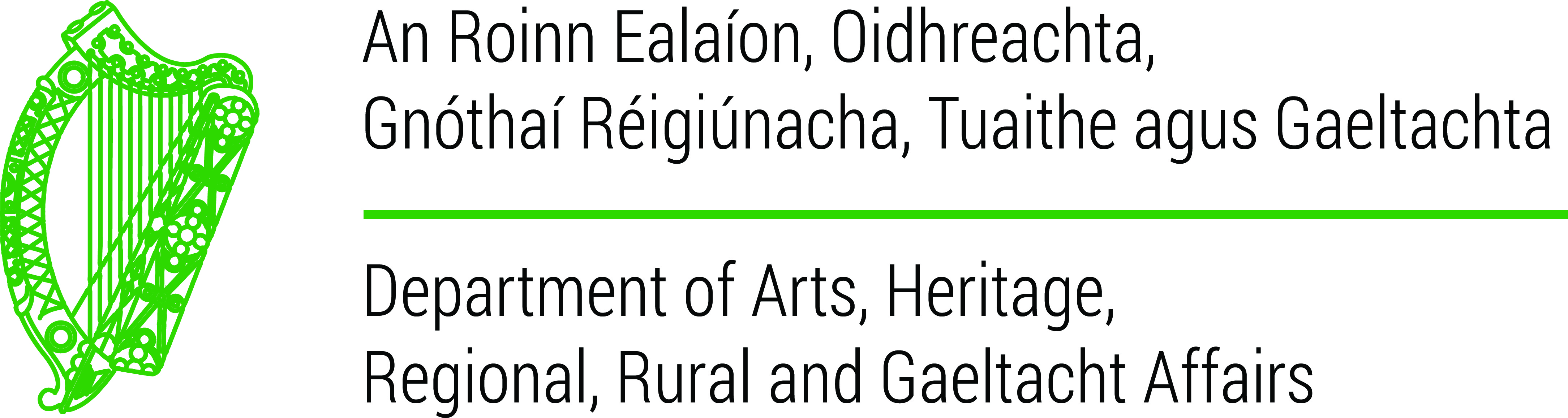 Department of Arts, Heritage and the Gaeltacht logo