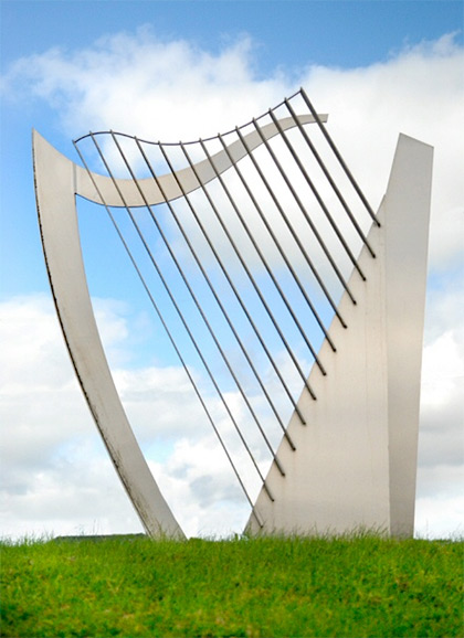 Granard Harp sculpture Granard Harp sculpture